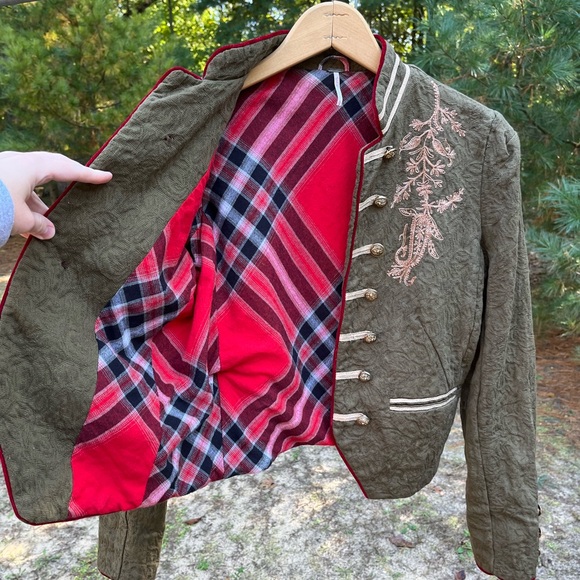 Free People Lauren Military / Band Jacket - Picture 4 of 15